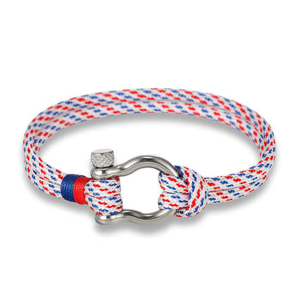 Unisex Cord Umbrella Bracelet Adjustable Paracord Survival Bracelet-11