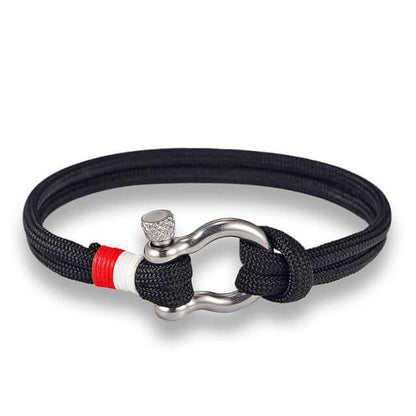 Unisex Cord Umbrella Bracelet Adjustable Paracord Survival Bracelet-12