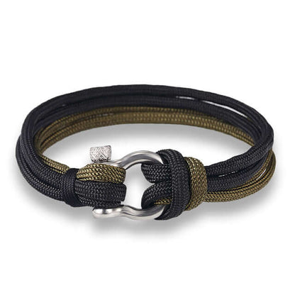 Unisex Cord Umbrella Bracelet Adjustable Paracord Survival Bracelet-4
