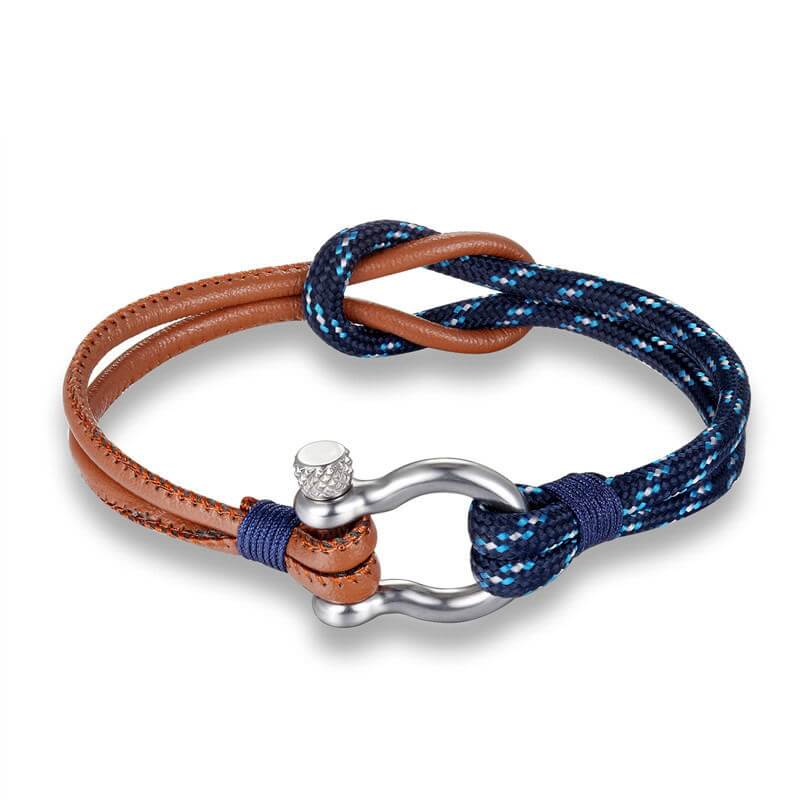 Unisex Cord Umbrella Bracelet Adjustable Paracord Survival Bracelet-5