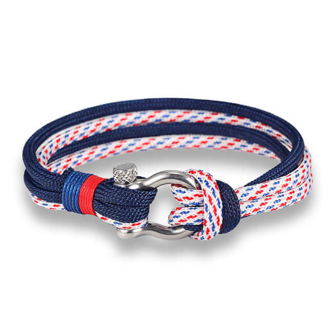 Unisex Cord Umbrella Bracelet Adjustable Paracord Survival Bracelet-6