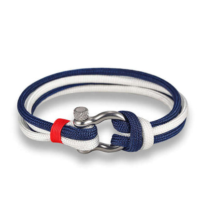 Unisex Cord Umbrella Bracelet Adjustable Paracord Survival Bracelet-7