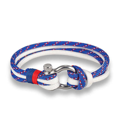 Unisex Cord Umbrella Bracelet Adjustable Paracord Survival Bracelet-9