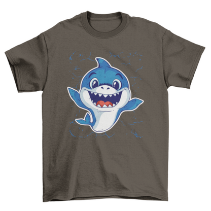 Baby Shark T-Shirt - Cute Shark Graphic Tee for Kids