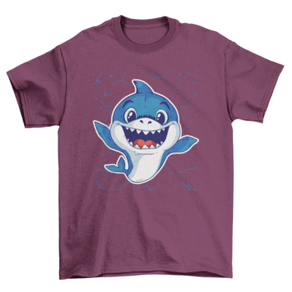 Baby Shark T-Shirt - Cute Shark Graphic Tee for Kids