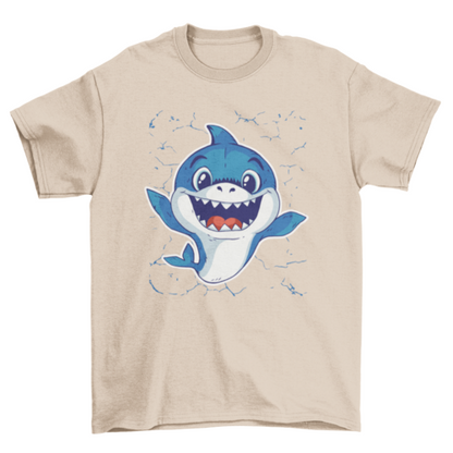 Baby Shark T-Shirt - Cute Shark Graphic Tee for Kids