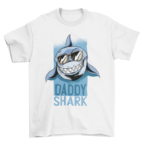 Daddy Shark T-Shirt - Father's Day Graphic Tee