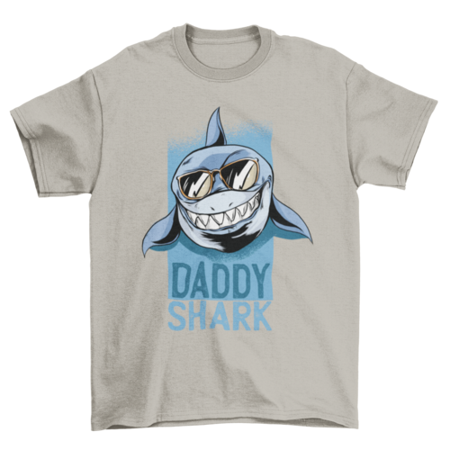 Daddy Shark T-Shirt - Father's Day Graphic Tee