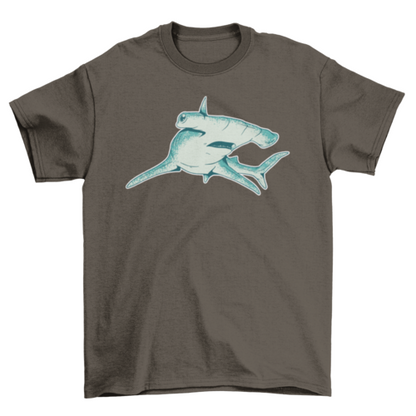 Hammerhead Shark T-Shirt - Ocean Lover Graphic Tee Gift