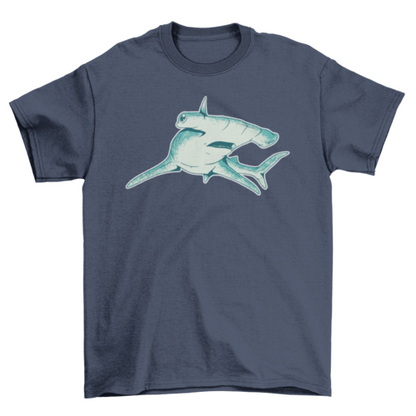 Hammerhead Shark T-Shirt - Ocean Lover Graphic Tee Gift