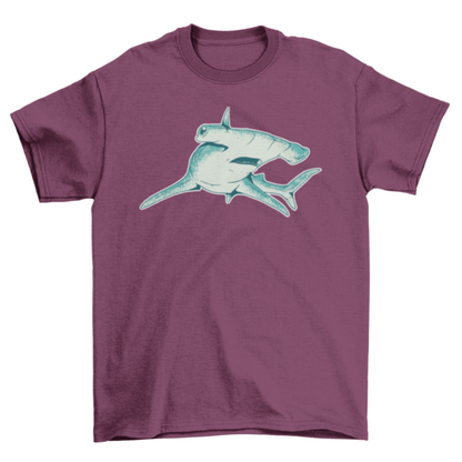 Hammerhead Shark T-Shirt - Ocean Lover Graphic Tee Gift