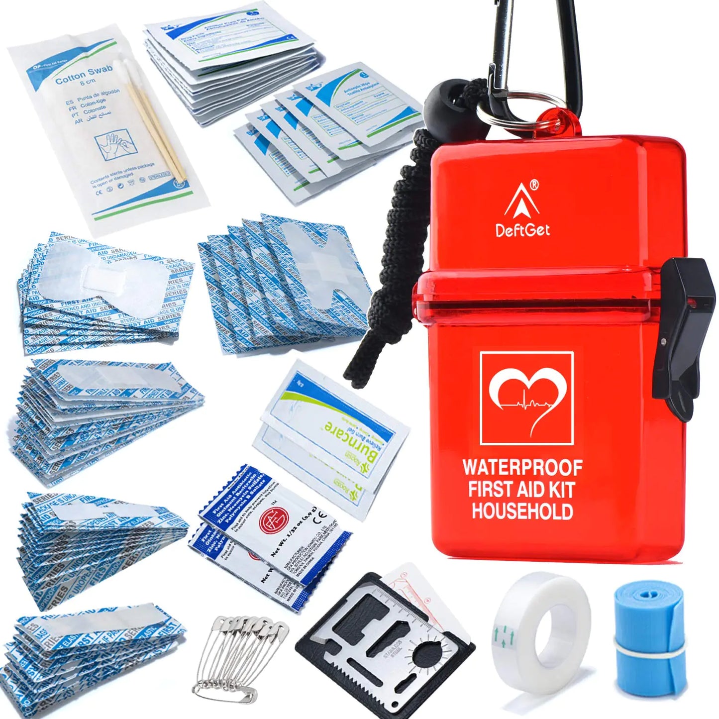 Waterproof First Aid Kit – 65-Piece Compact Marine Emergency Kit
