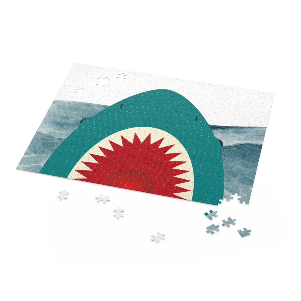 Shark Jaws Jigsaw Puzzle - 500 Piece Premium Puzzle