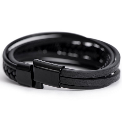 Your Personal Men's Cross Bracelet To keep you calm and Serene during life's greatest challenges and to remember your higher power