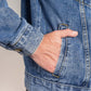 Men's DTG Denim Jacket showcasing relaxed fit and robust denim material.