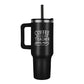 40 oz coffee tumbler laser engraved Coffee gives me teacher power Great gift for all teachers and educators