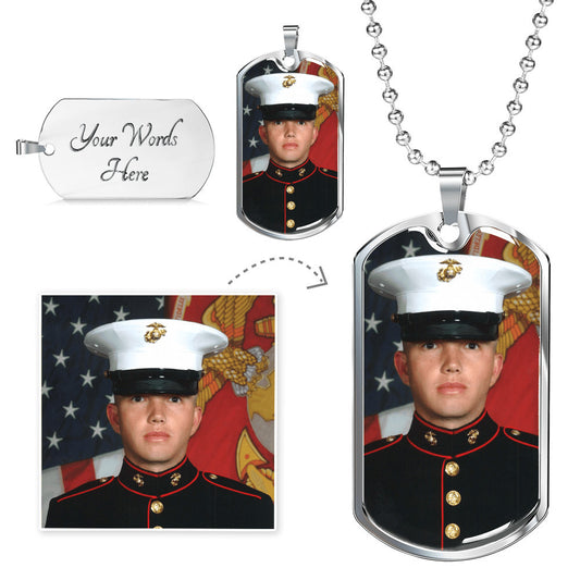 Military Hero's Keepsake Necklace - Forever in the Fight