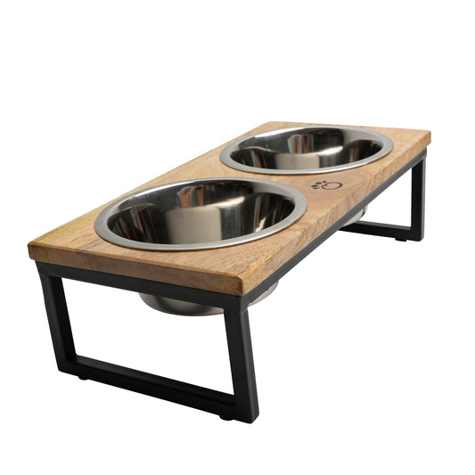 Wood & Metal Elevated Feeder - Toddcraft