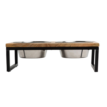 Wood & Metal Elevated Feeder - Toddcraft
