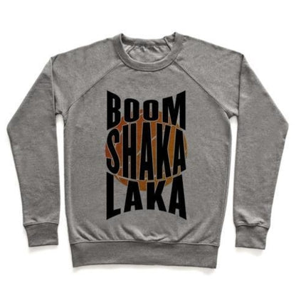 BOOM SHAKA LAKA! Crewneck Sweatshirt - Retro Graphic Pullover