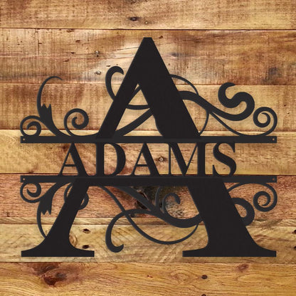 Fancy Monogram - Metal Wall Art/Decor - Toddcraft