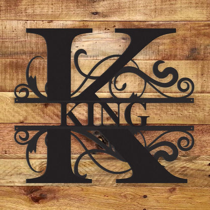 Fancy Monogram - Metal Wall Art/Decor - Toddcraft
