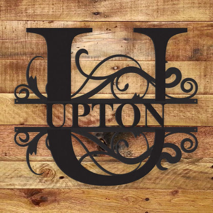 Fancy Monogram - Metal Wall Art/Decor - Toddcraft