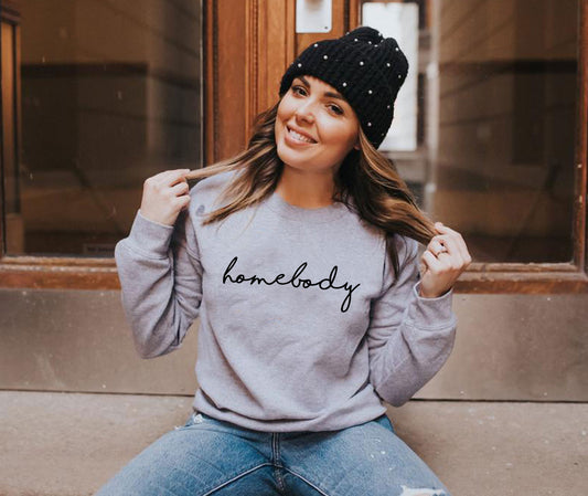 Homebody Sweatshirt Gildan Crewneck Homebody - Toddcraft