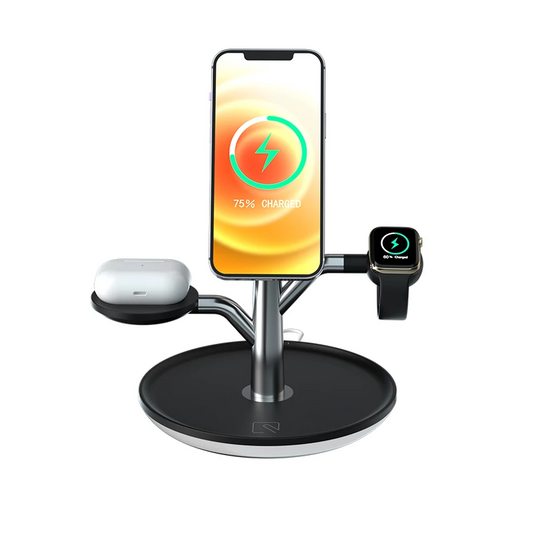 3-in-1 Wireless Charging Stand - iPhone Apple Watch AirPods