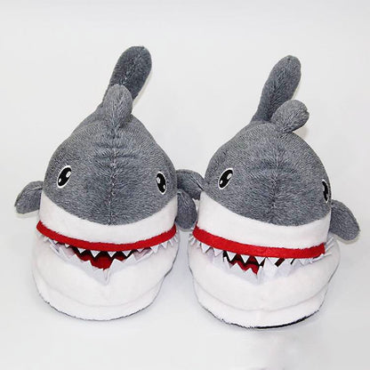 Shark Slippers - Cozy Novelty Footwear