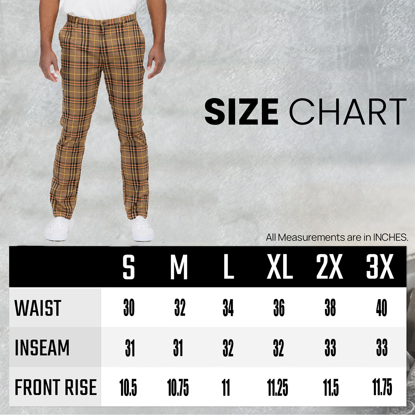 Plaid Slim Fit Trouser Pants SR012 - Toddcraft
