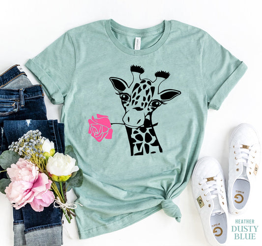 Giraffe T-Shirt - Cute Animal Lover Graphic Tee for Women & Men - Toddcraft