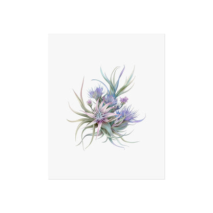 Botanical Thistle Wall Art  Stylized Spiky Flower Head Print for Home Decor, Fine Art Poster, Nature-Inspired Artwork - Toddcraft