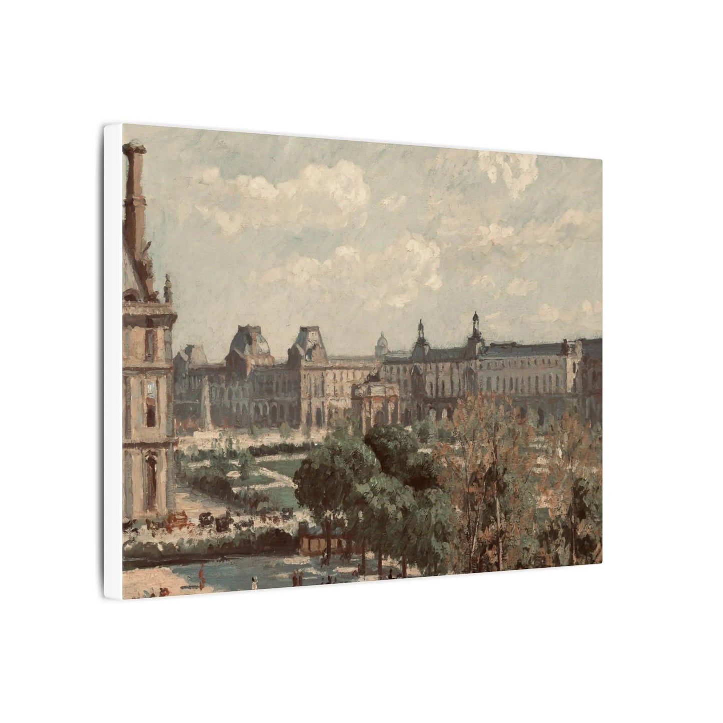 Paris Travel Print Wall Art - Matte Canvas Stretched Paris Decor, France Gift for Art Lovers, Home Wall Hanging, Multi-Size Paris France Art - Toddcraft