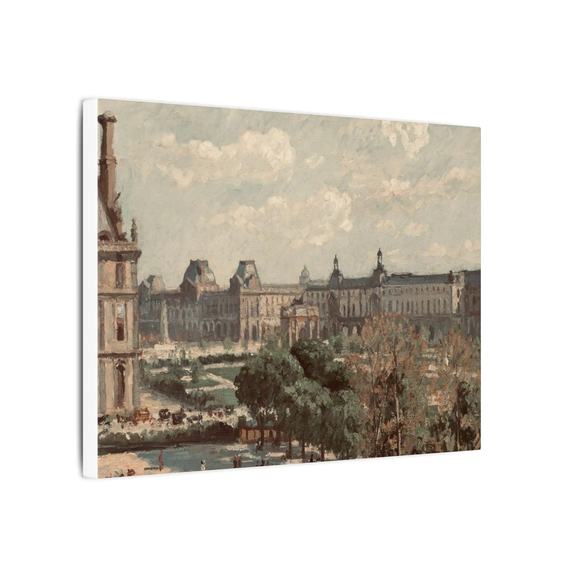 Paris Travel Print Wall Art - Matte Canvas Stretched Paris Decor, France Gift for Art Lovers, Home Wall Hanging, Multi-Size Paris France Art - Toddcraft