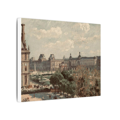 Paris Travel Print Wall Art - Matte Canvas Stretched Paris Decor, France Gift for Art Lovers, Home Wall Hanging, Multi-Size Paris France Art - Toddcraft