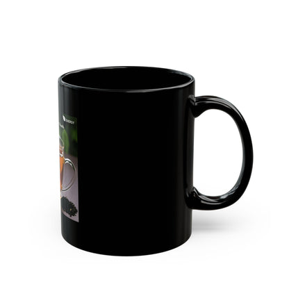 Energizing Tea Black Coffee Mug - Ceramic Beverage Cup for Hot Drinks (11oz & 15oz) - Toddcraft