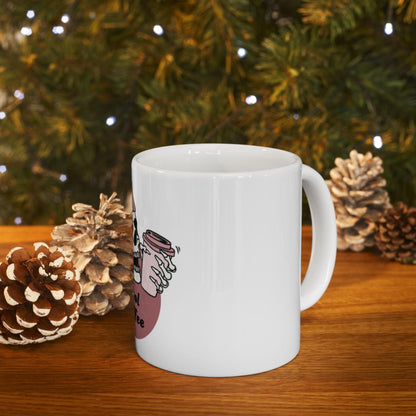 Handcrafted Ceramic Coffee Mug, Available in 11oz or 15oz Sizes, Perfect for Daily Use or Gifts - Toddcraft