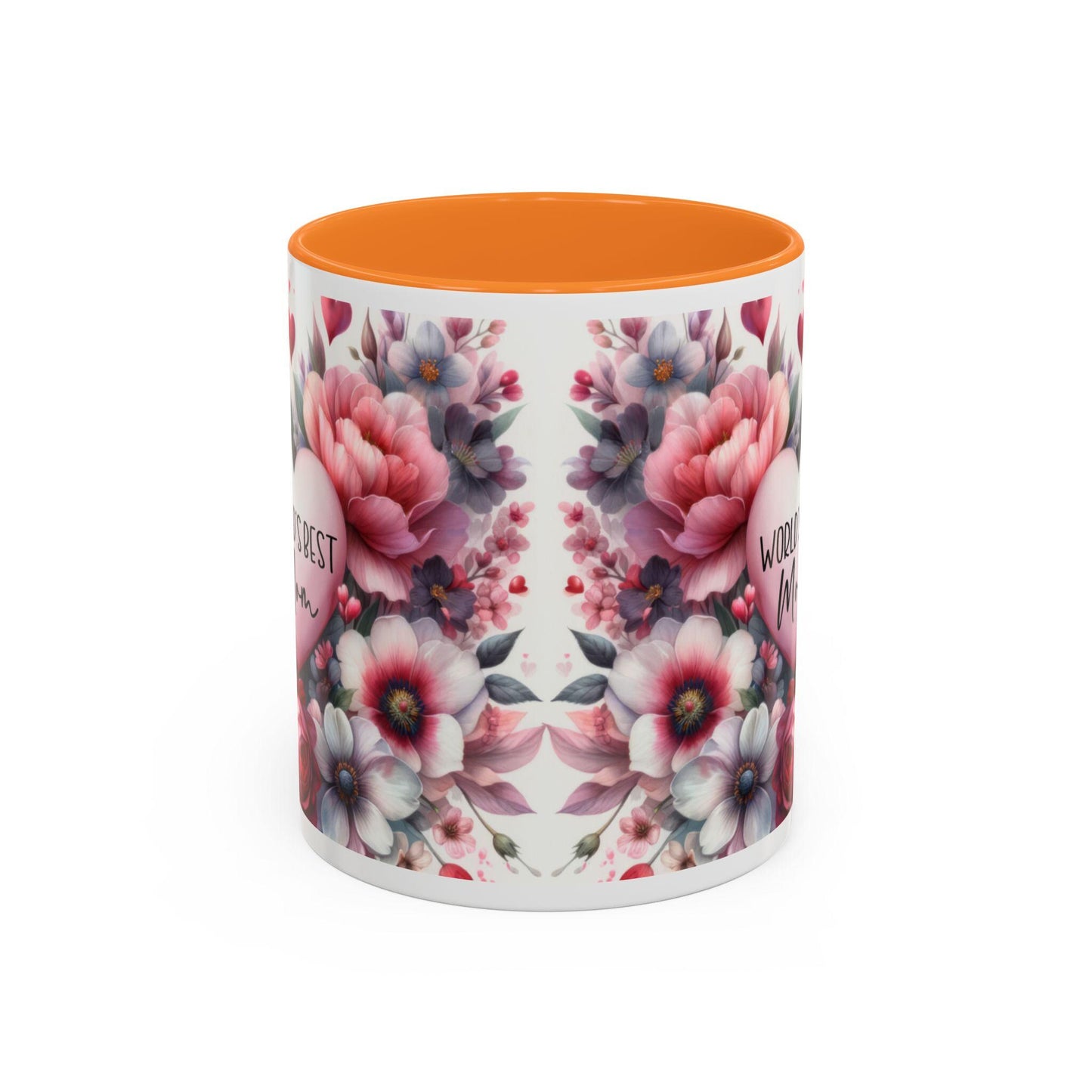 Floral Coffee Mug 11oz  15oz - Colorful Flowered Tea Cup Gift for Mom, Daughter, Aunt - Perfect for Coffee & Tea Lovers - Toddcraft