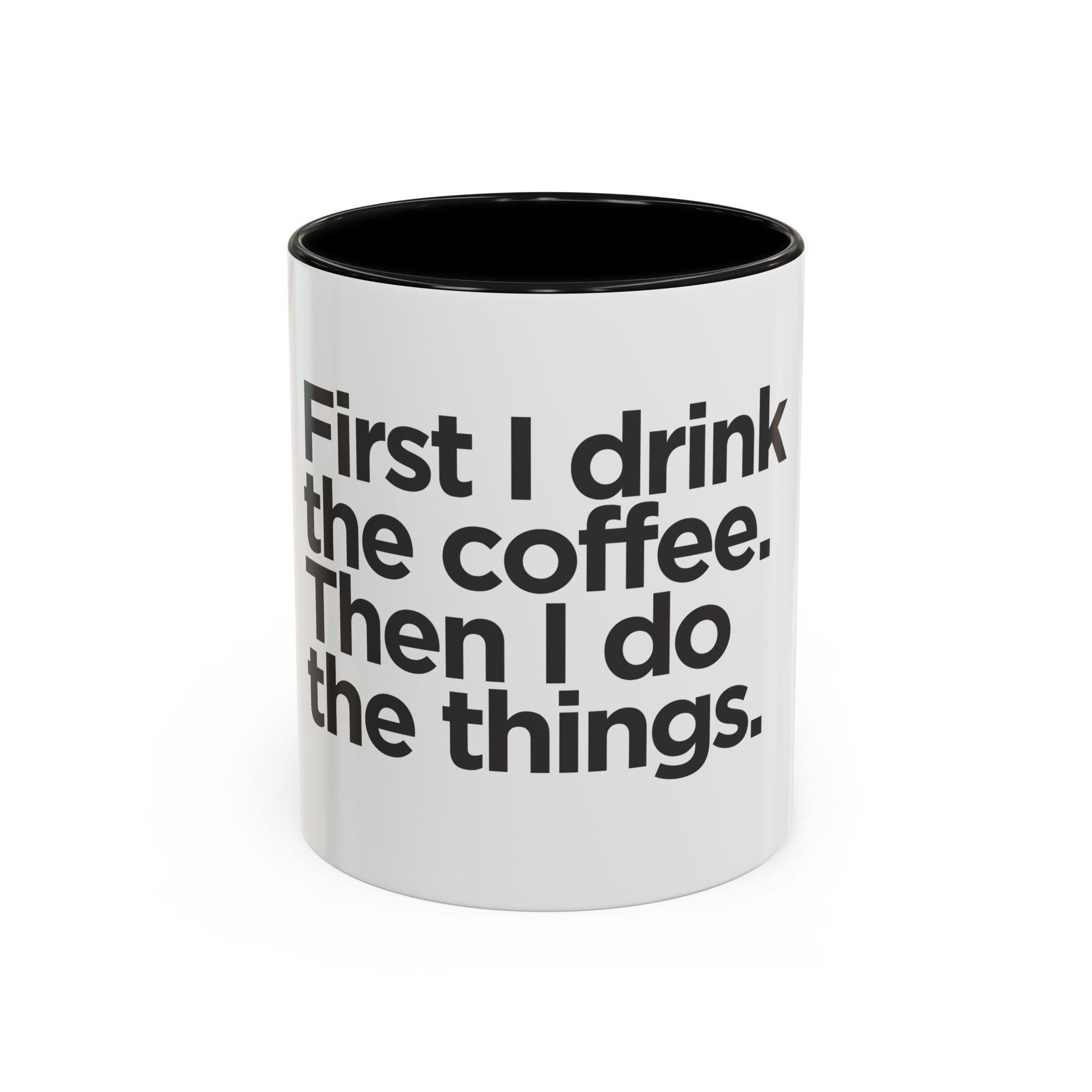 Stylish Accent Coffee Mug: Ceramic Cup for Hot Beverages, Available in 11oz and 15oz Sizes - Toddcraft