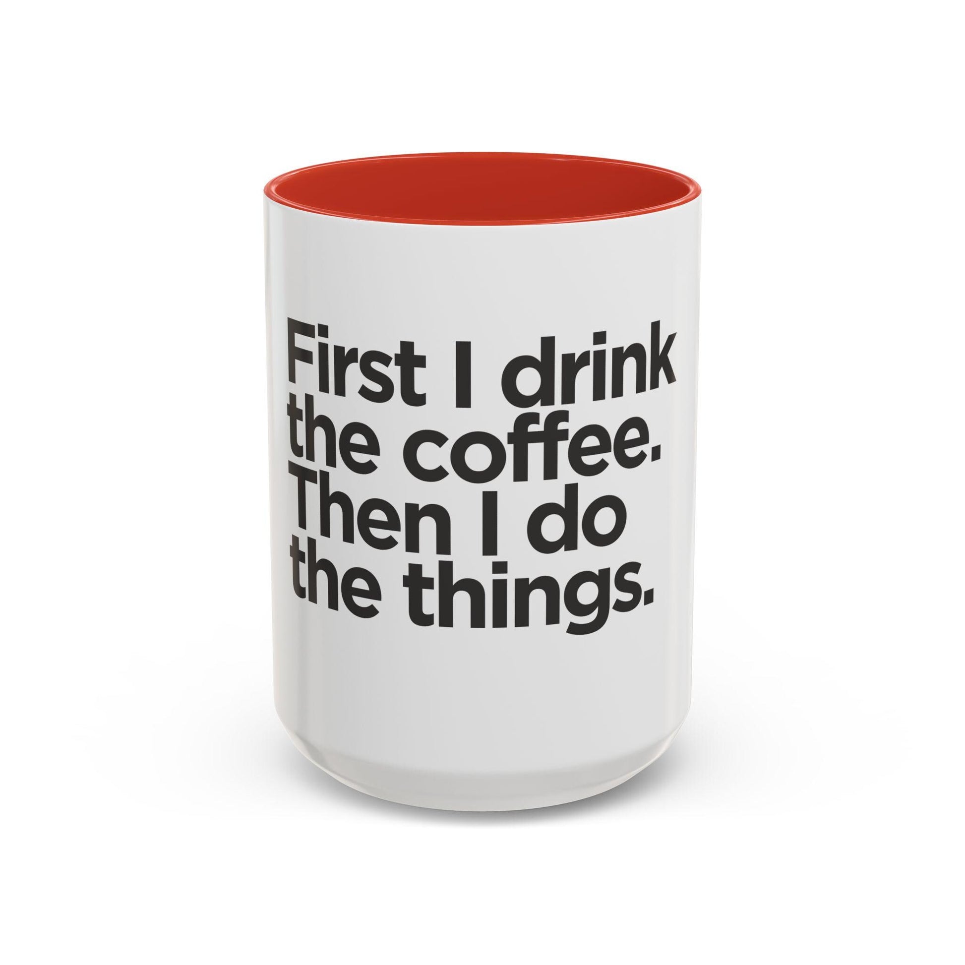 Stylish Accent Coffee Mug: Ceramic Cup for Hot Beverages, Available in 11oz and 15oz Sizes - Toddcraft