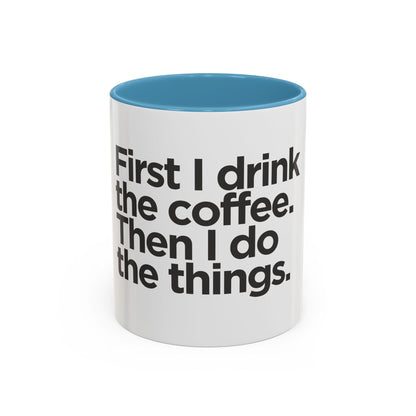 Stylish Accent Coffee Mug: Ceramic Cup for Hot Beverages, Available in 11oz and 15oz Sizes - Toddcraft