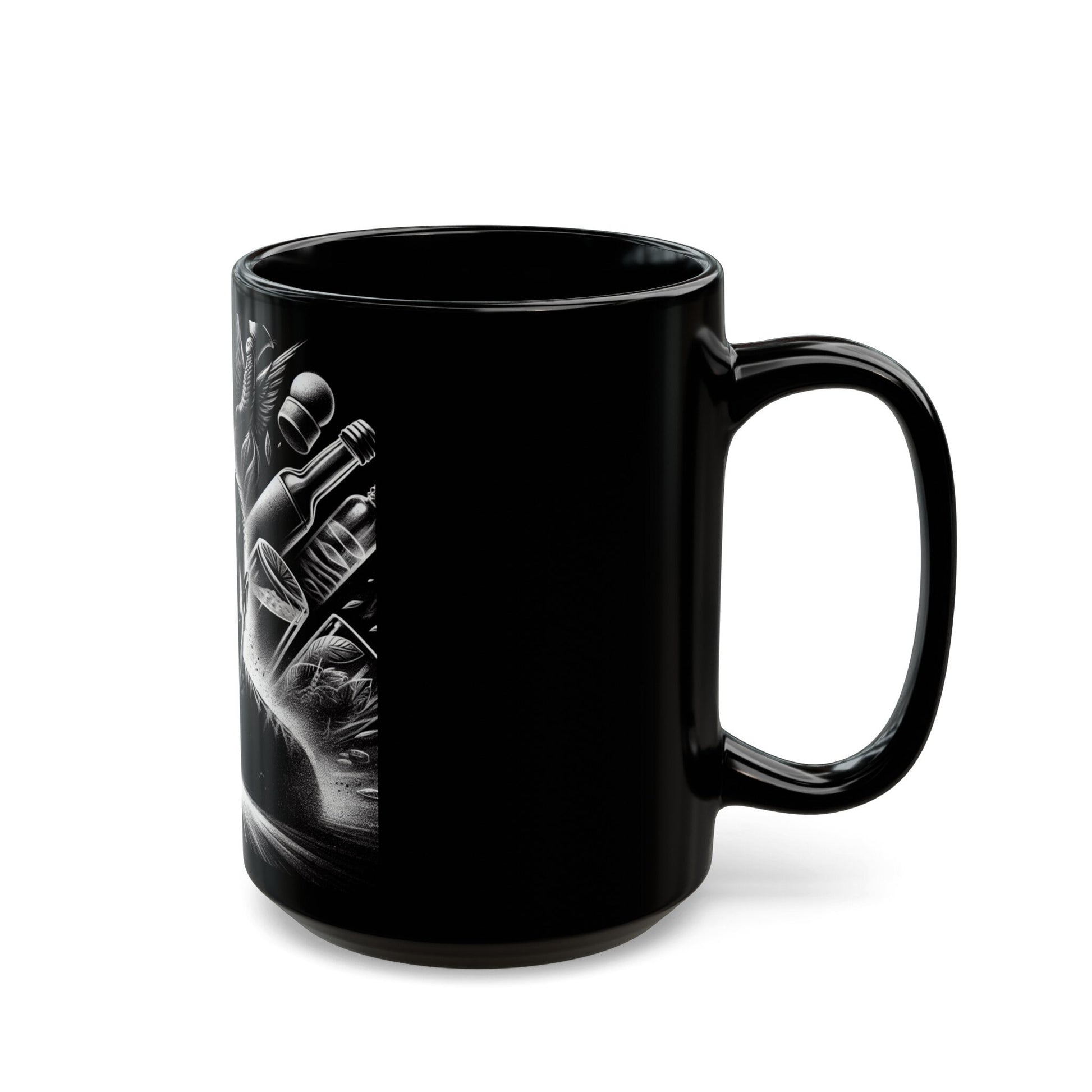 Faith Battleship Black Mug 11oz - Christian Prayer Inspiration Coffee Cup | Spiritual Warfare Gift - Toddcraft