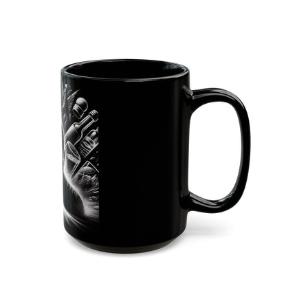 Faith Battleship Black Mug 11oz - Christian Prayer Inspiration Coffee Cup | Spiritual Warfare Gift - Toddcraft