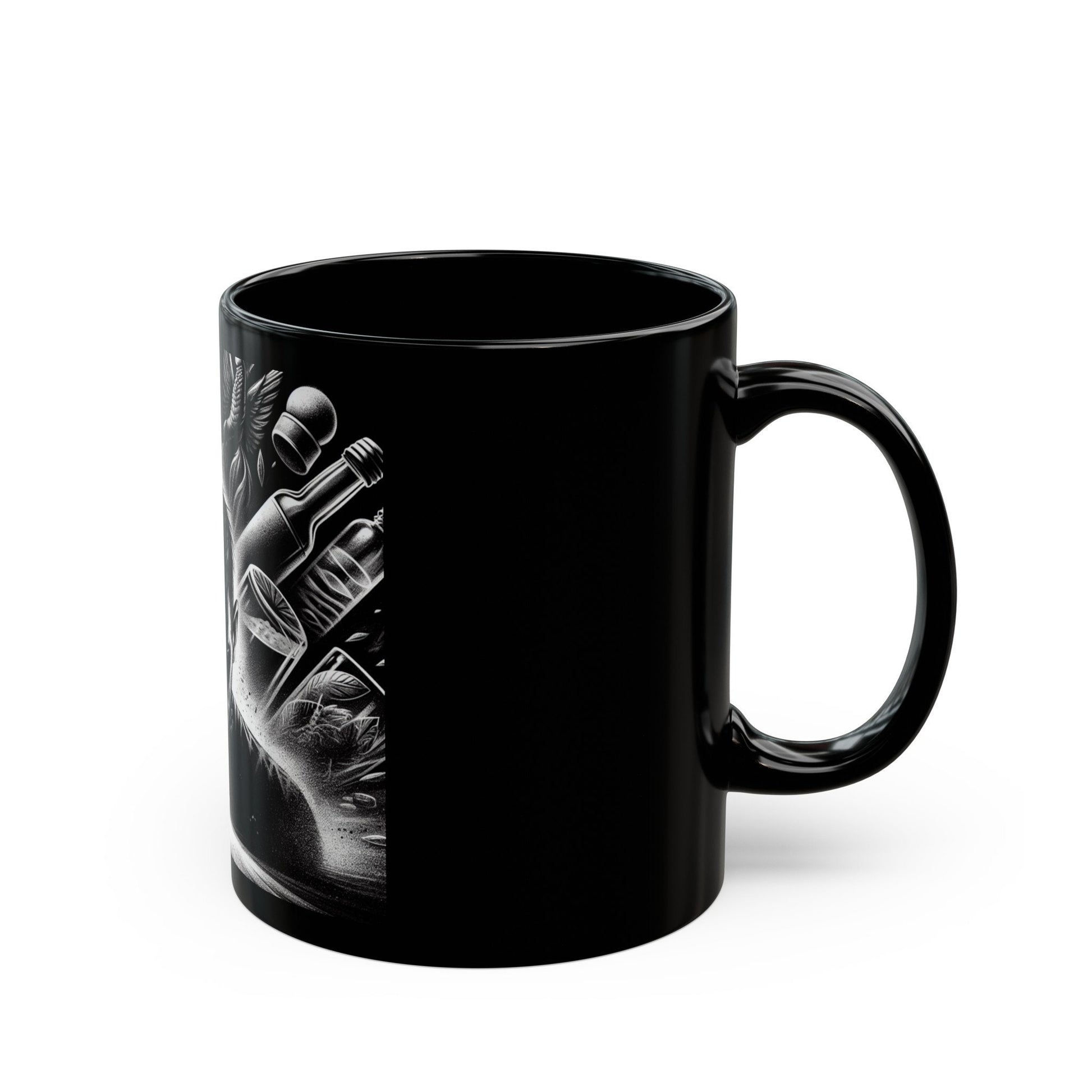 Faith Battleship Black Mug 11oz - Christian Prayer Inspiration Coffee Cup | Spiritual Warfare Gift - Toddcraft
