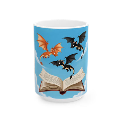 Handcrafted Ceramic Coffee Mug: Elegant 11oz or 15oz Design for Home, Office & Gifts - Toddcraft