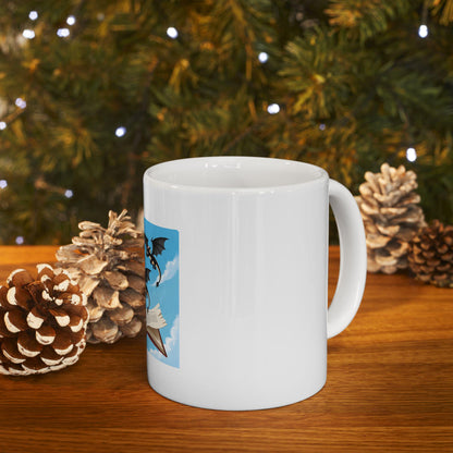 Handcrafted Ceramic Coffee Mug: Elegant 11oz or 15oz Design for Home, Office & Gifts - Toddcraft