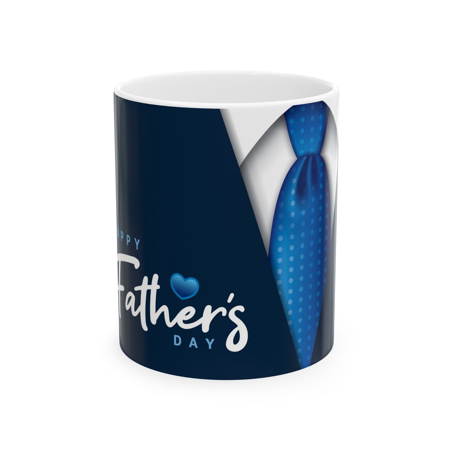 Happy Father's Day Mug - Perfect Gift for Dad, Step Dad, or Grandpa - Great Birthday Present for Couples - Toddcraft