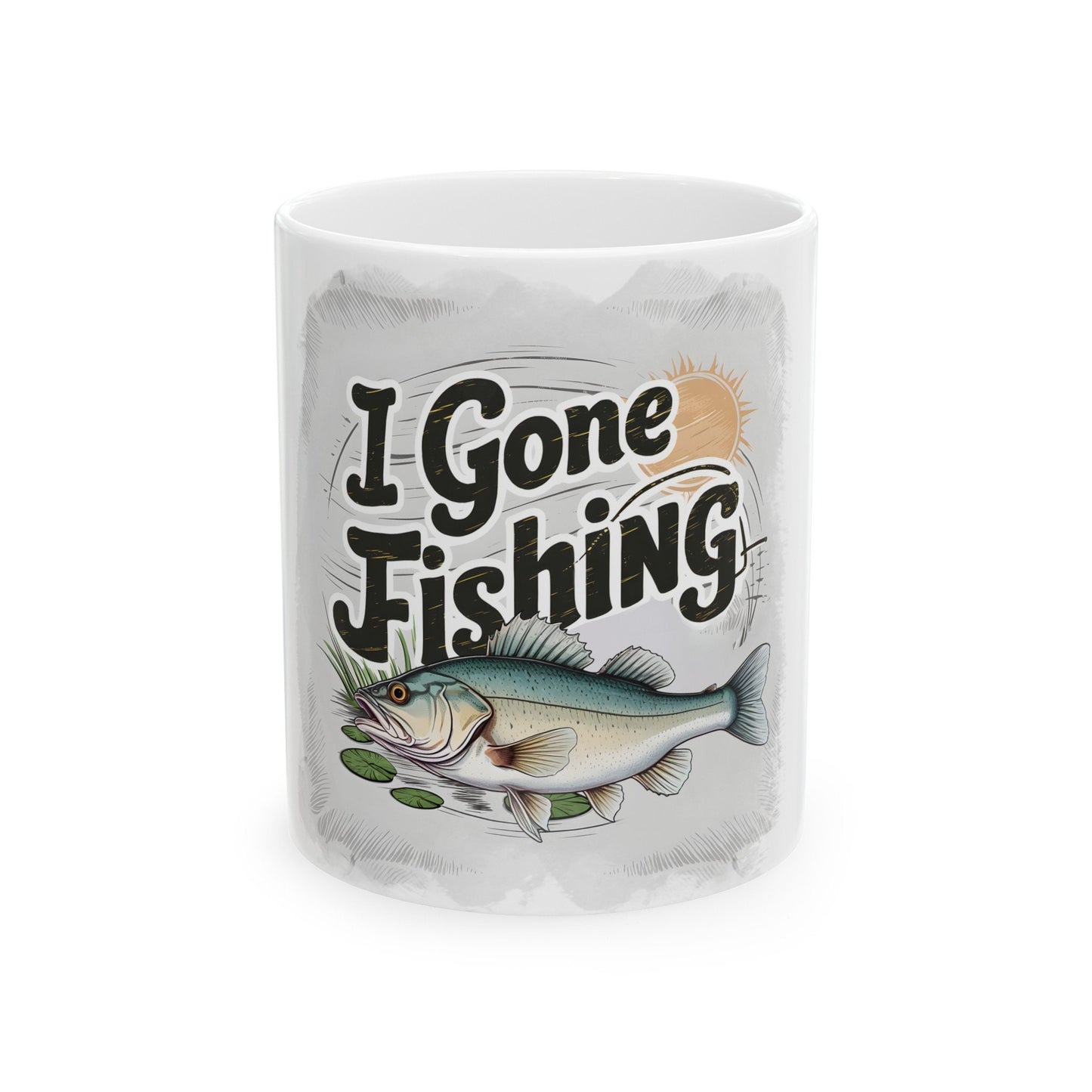 Walleye Fishing Mug: 11oz & 15oz Ceramic Cup for Anglers - Unique Fish Design Gift for Outdoor Enthusiasts - Toddcraft