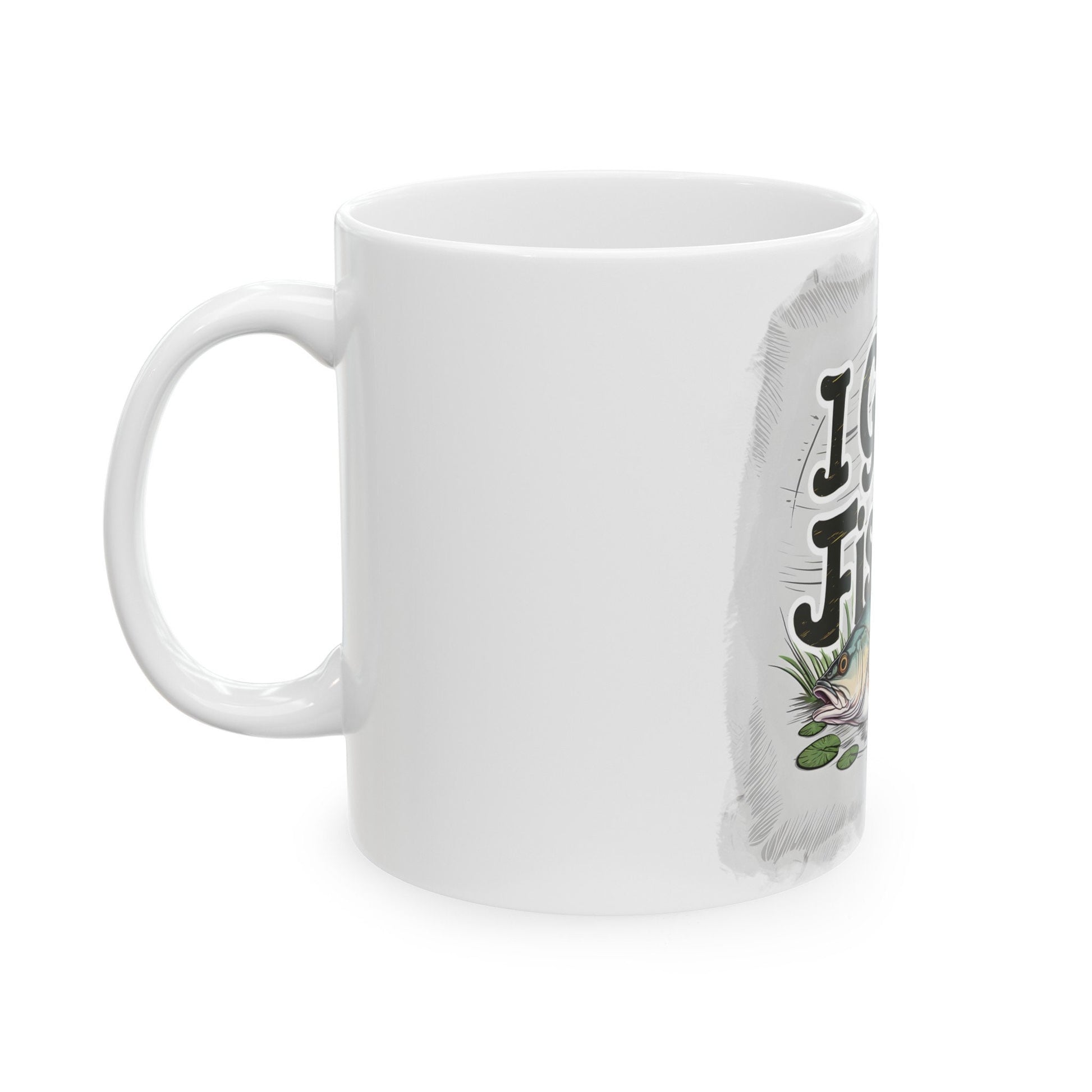 Walleye Fishing Mug: 11oz & 15oz Ceramic Cup for Anglers - Unique Fish Design Gift for Outdoor Enthusiasts - Toddcraft